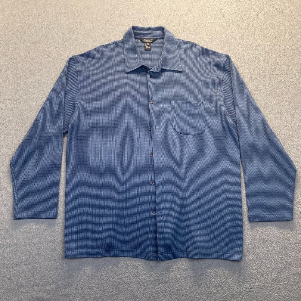 Slates a Dockers Brand Men Long Sleeve Shirt Size XXLarge,Stretch,Pocket,Buttons